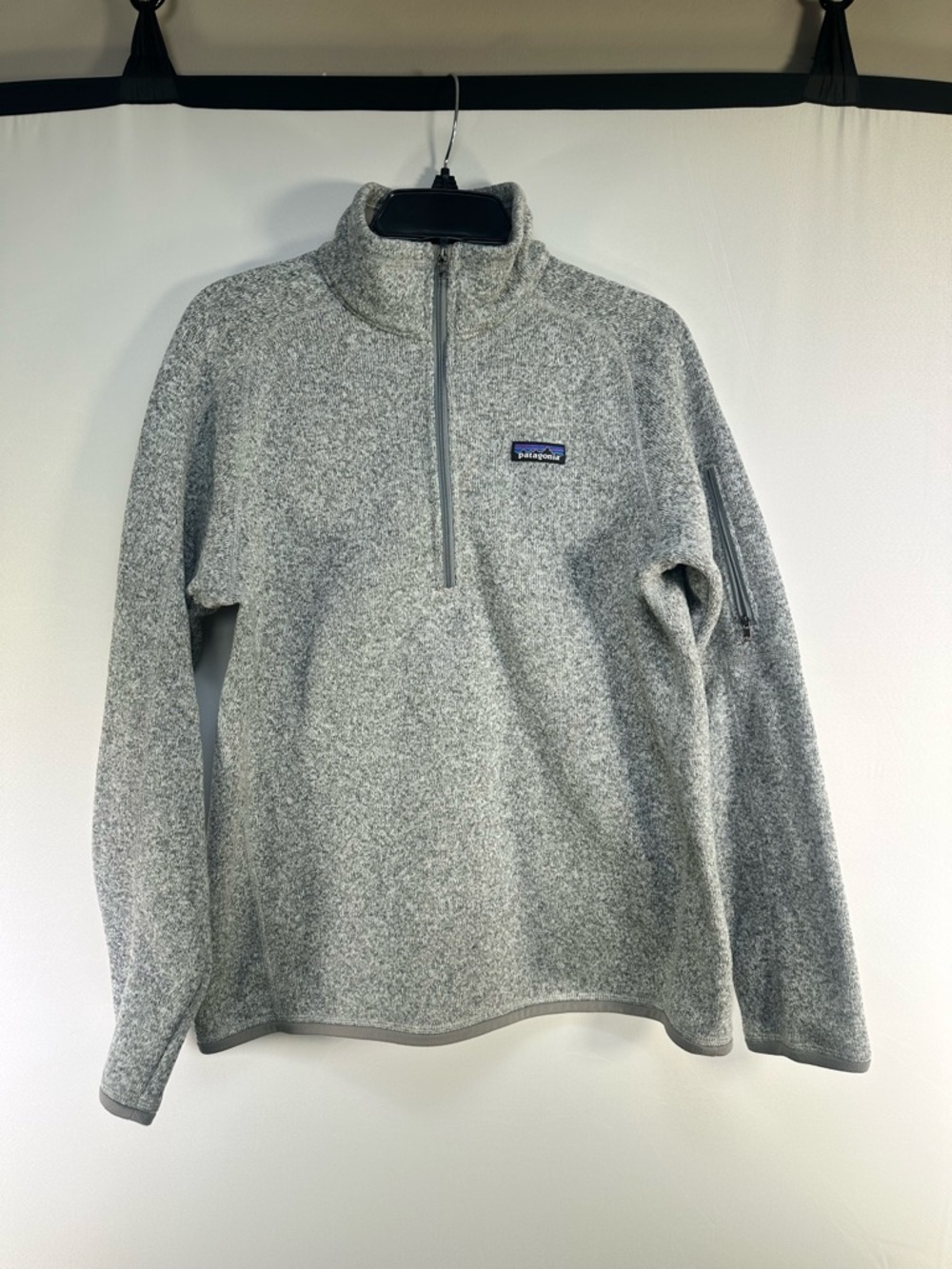Patagonia Better Sweater Light Gray Half-Zip Fleece Pullover